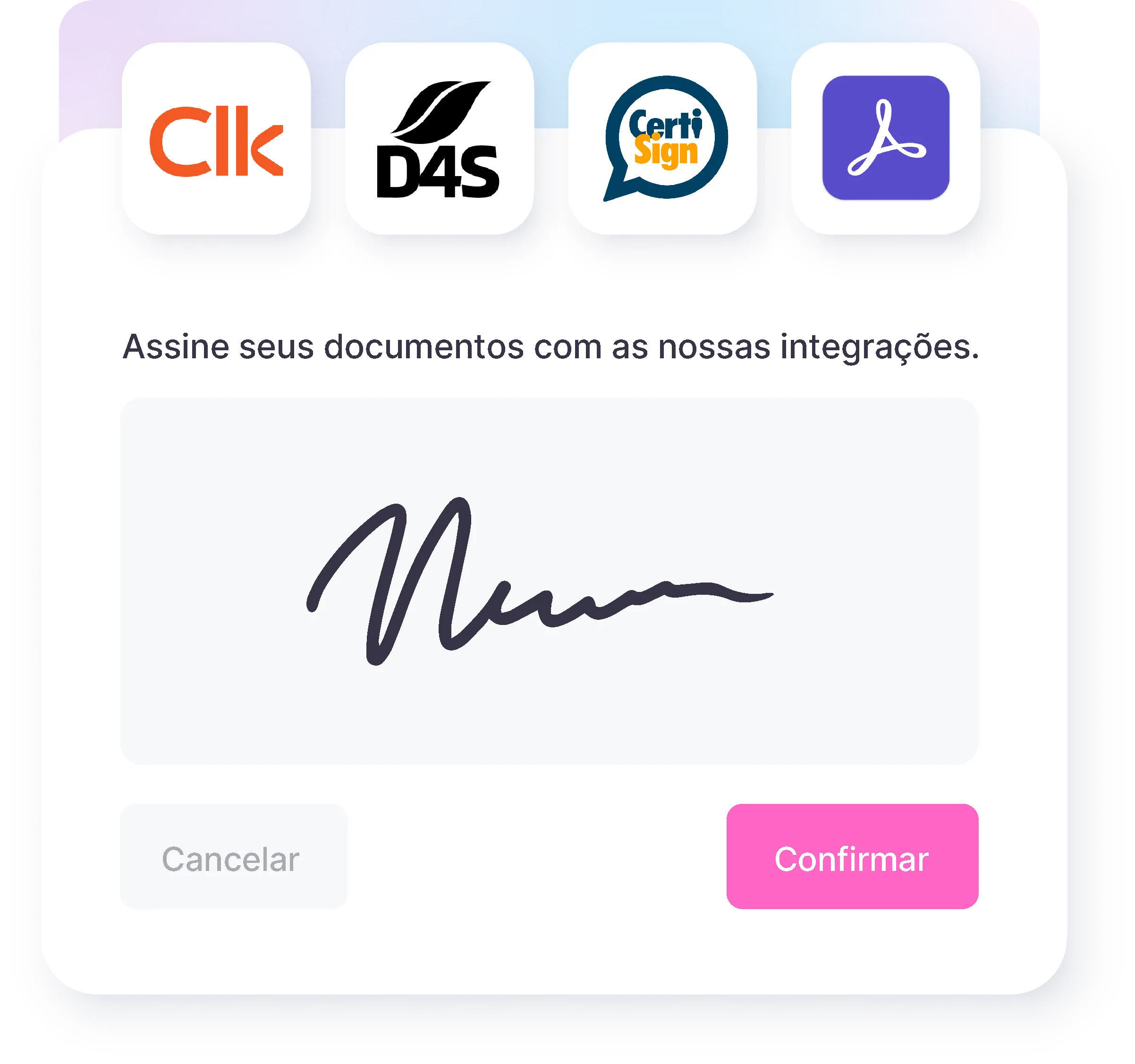 ilustração assinaturas