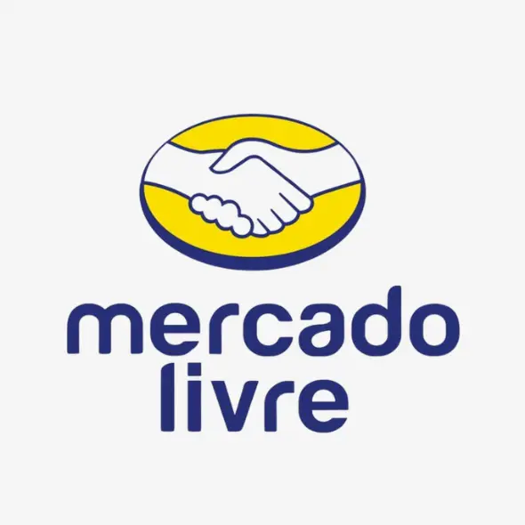 logotipo mercado livre fundo cinza